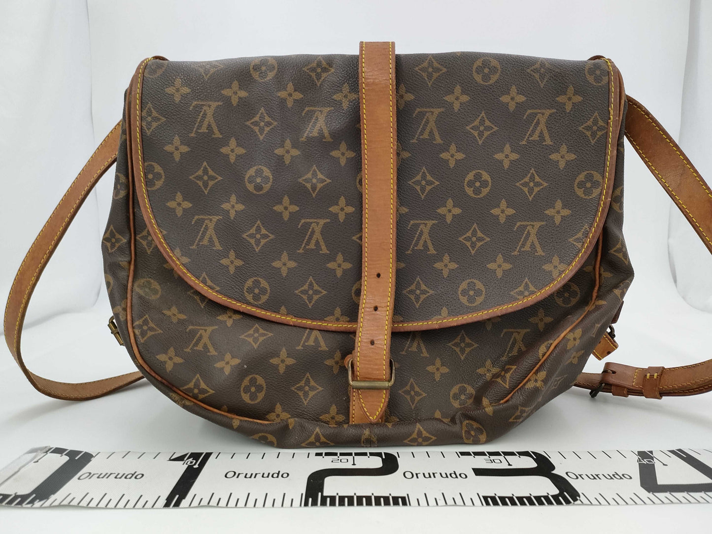 LOUIS VUITTON Monogram Saumur Shoulder Bag