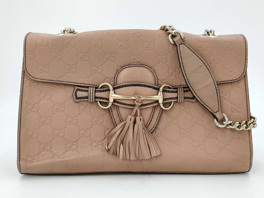 GUCCI Horsebit Shoulder Bag