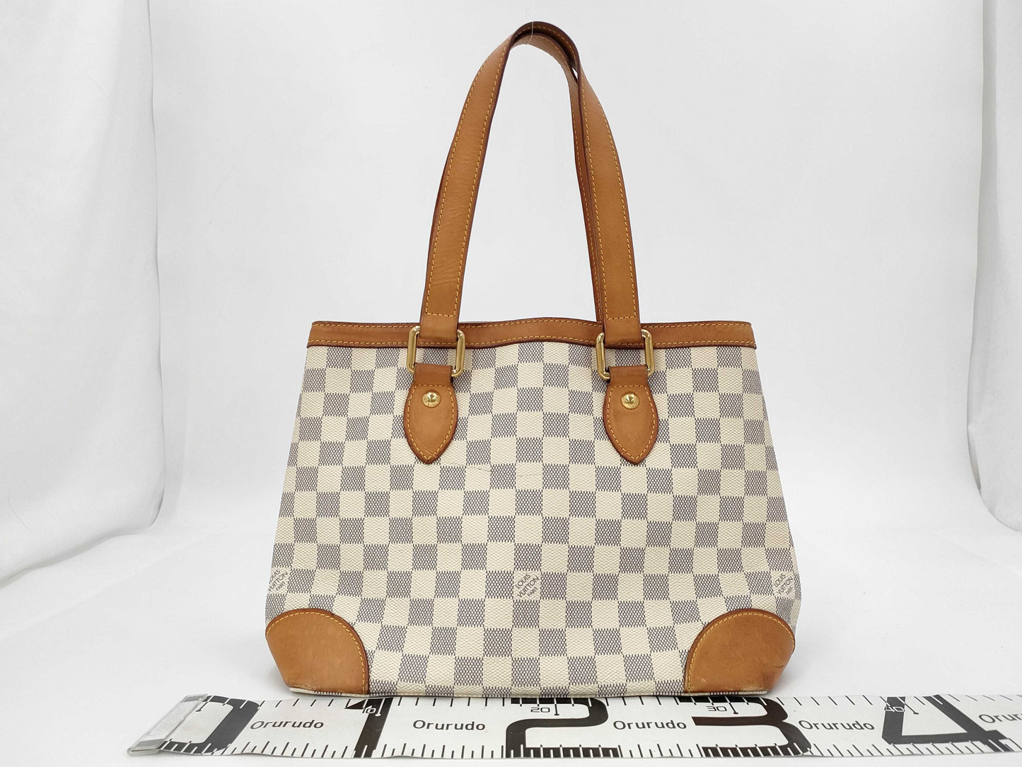 LOUIS VUITTON Damier Azur Hampstead Tote Bag