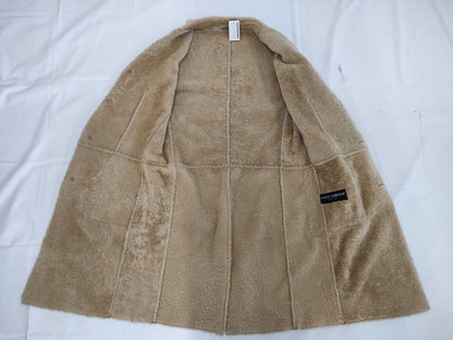 (10462_0174) DOLCE&GABBANA Fur Long Mouton Coat 48 Coat