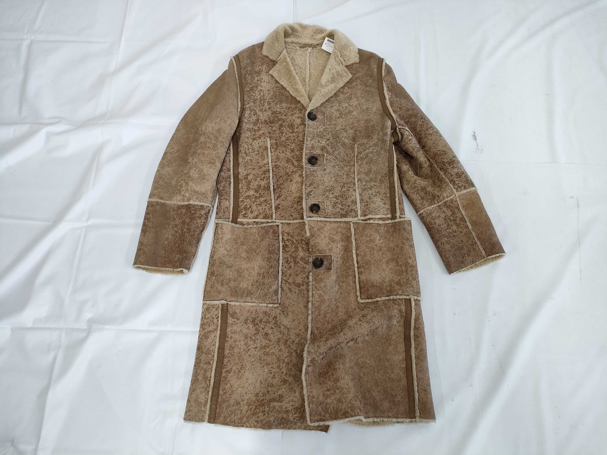 (10462_0174) DOLCE&GABBANA Fur Long Mouton Coat 48 Coat