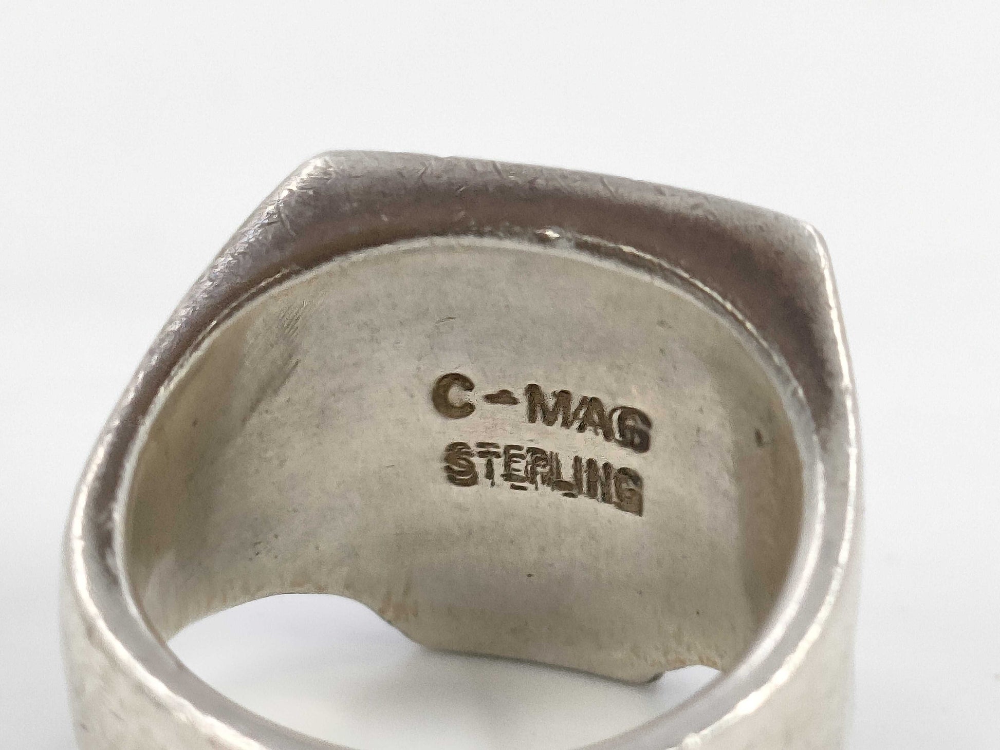 (10461_0313) Flashpoint Skull Ring Sterling Silver Ring