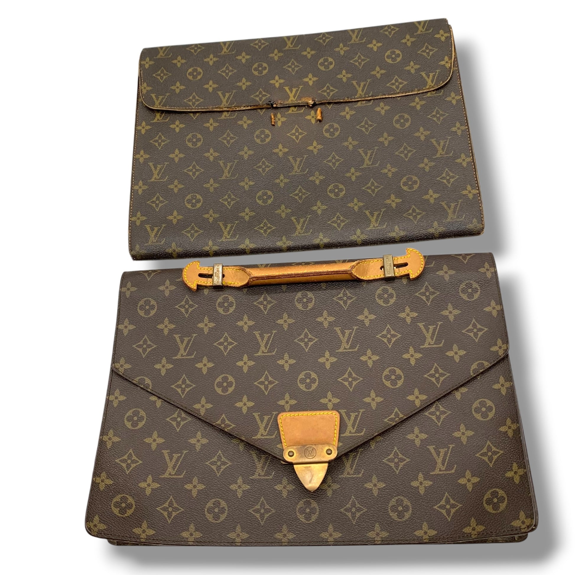 (10463_0005) LOUIS VUITTON Louis Vuitton Business Bag 2-Piece Summary Set Bulk Business Bag