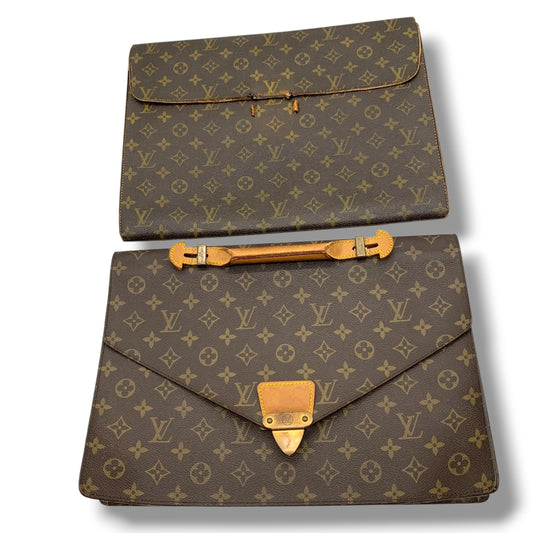 (10463_0005) LOUIS VUITTON Louis Vuitton Business Bag 2-Piece Summary Set Bulk Business Bag