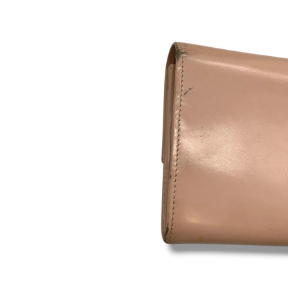 (10461_0074) Cartier Folding Long Wallet Pink Wallet