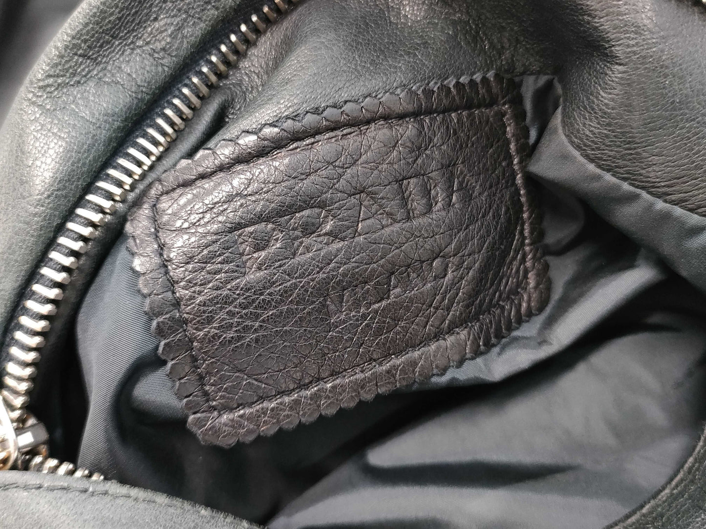 (10462_0248) PRADA PRADA Prada Reversible Jacket Nylon x Leather Size 54 Jacket