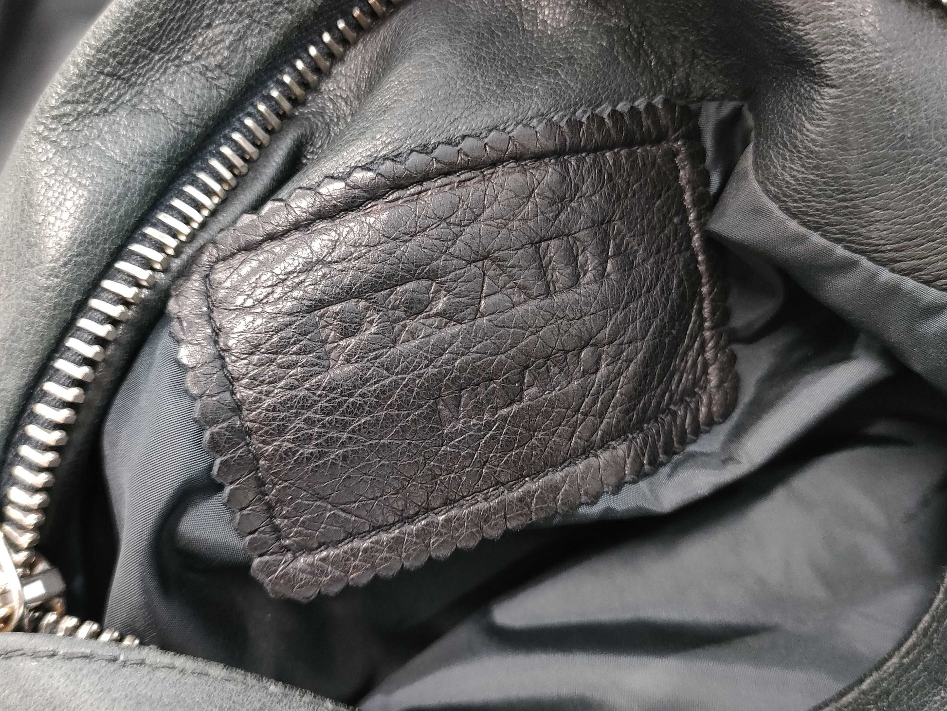 (10462_0248) PRADA PRADA Prada Reversible Jacket Nylon x Leather Size 54 Jacket