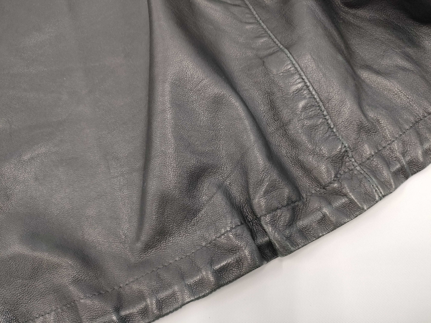 (10462_0248) PRADA PRADA Prada Reversible Jacket Nylon x Leather Size 54 Jacket