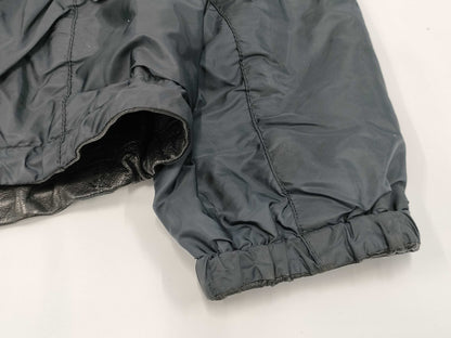 (10462_0248) PRADA PRADA Prada Reversible Jacket Nylon x Leather Size 54 Jacket