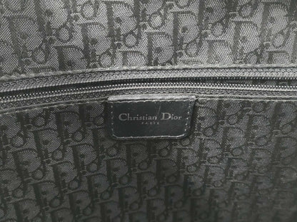 (10460_0341) Dior Christian Dior Boston Bag Galliano Hardcore Black Shoulder Bag
