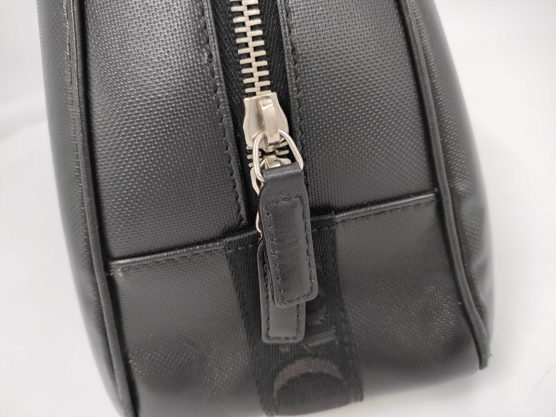 (10460_0341) Dior Christian Dior Boston Bag Galliano Hardcore Black Shoulder Bag