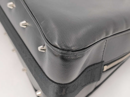 (10460_0341) Dior Christian Dior Boston Bag Galliano Hardcore Black Shoulder Bag