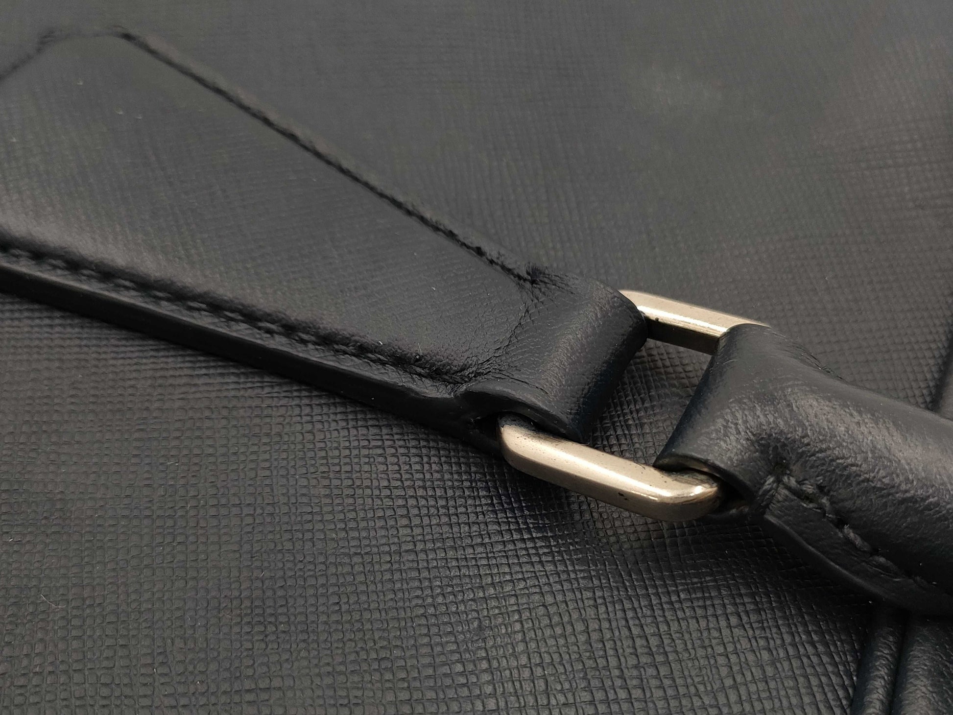 (10460_0243) PRADA Basano Briefcase Business Bag