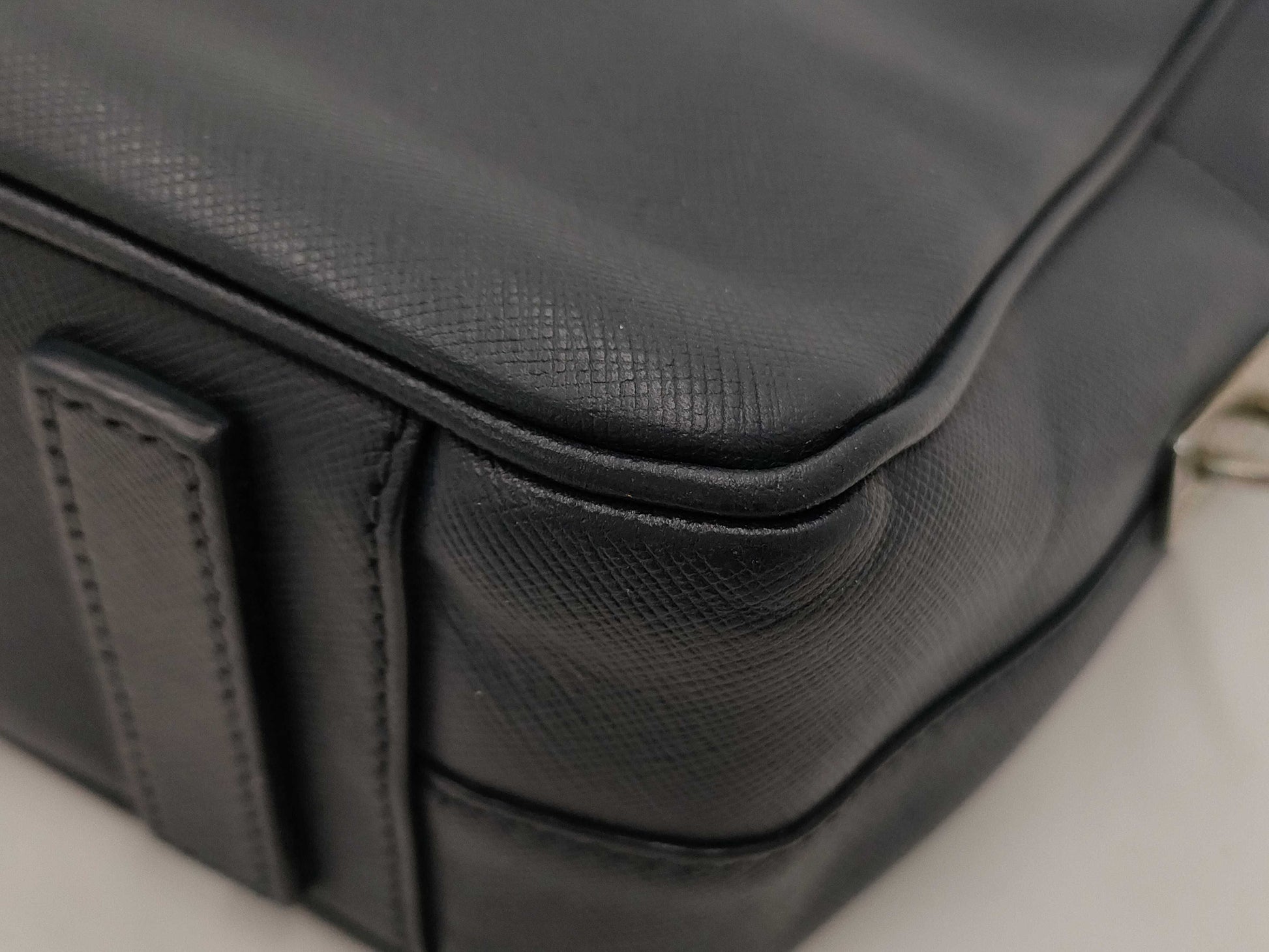 (10460_0243) PRADA Basano Briefcase Business Bag