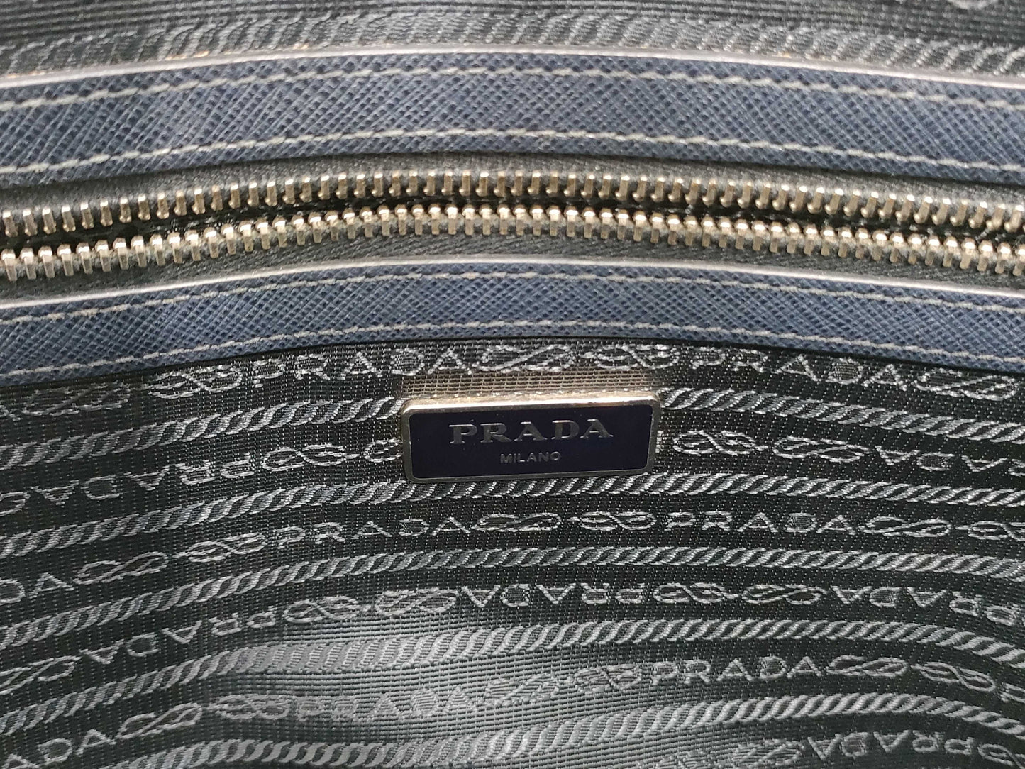 (10460_0243) PRADA Basano Briefcase Business Bag