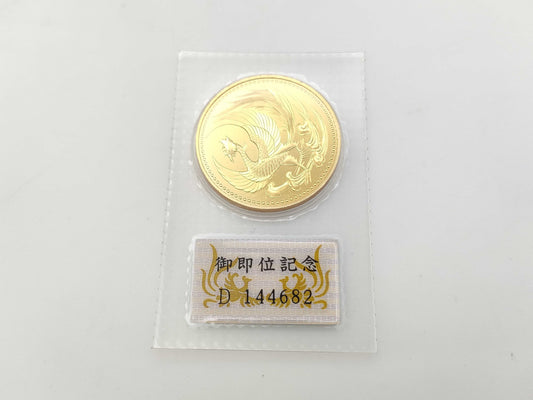 Enthronement 100,000 Yen Gold Coin, 24K Gold, 30.0g, Other Small Items 