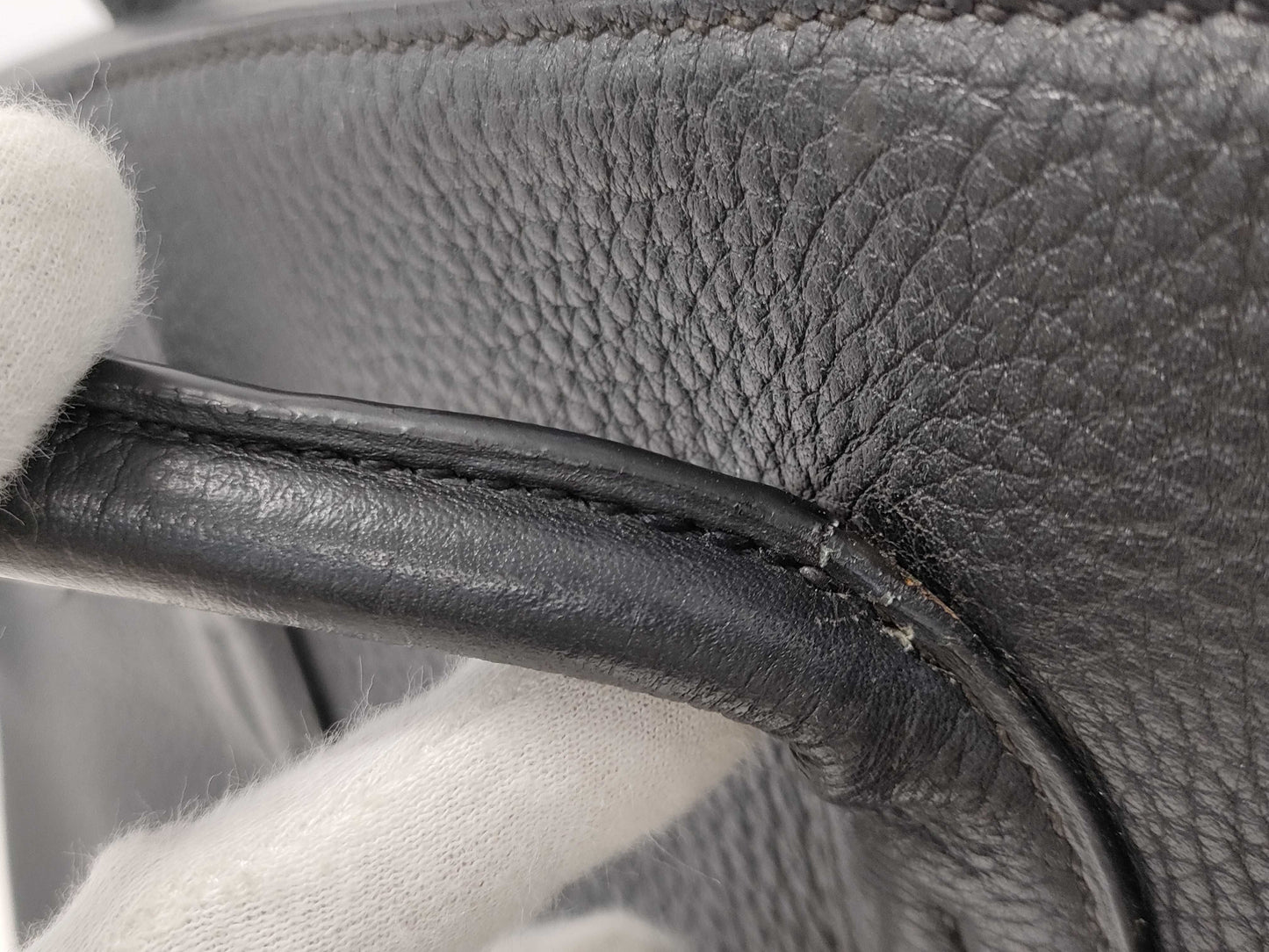 HERMES Birkin 35 Handbag Black Bag