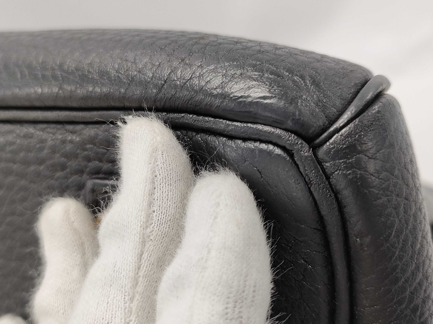 HERMES Birkin 35 Handbag Black Bag