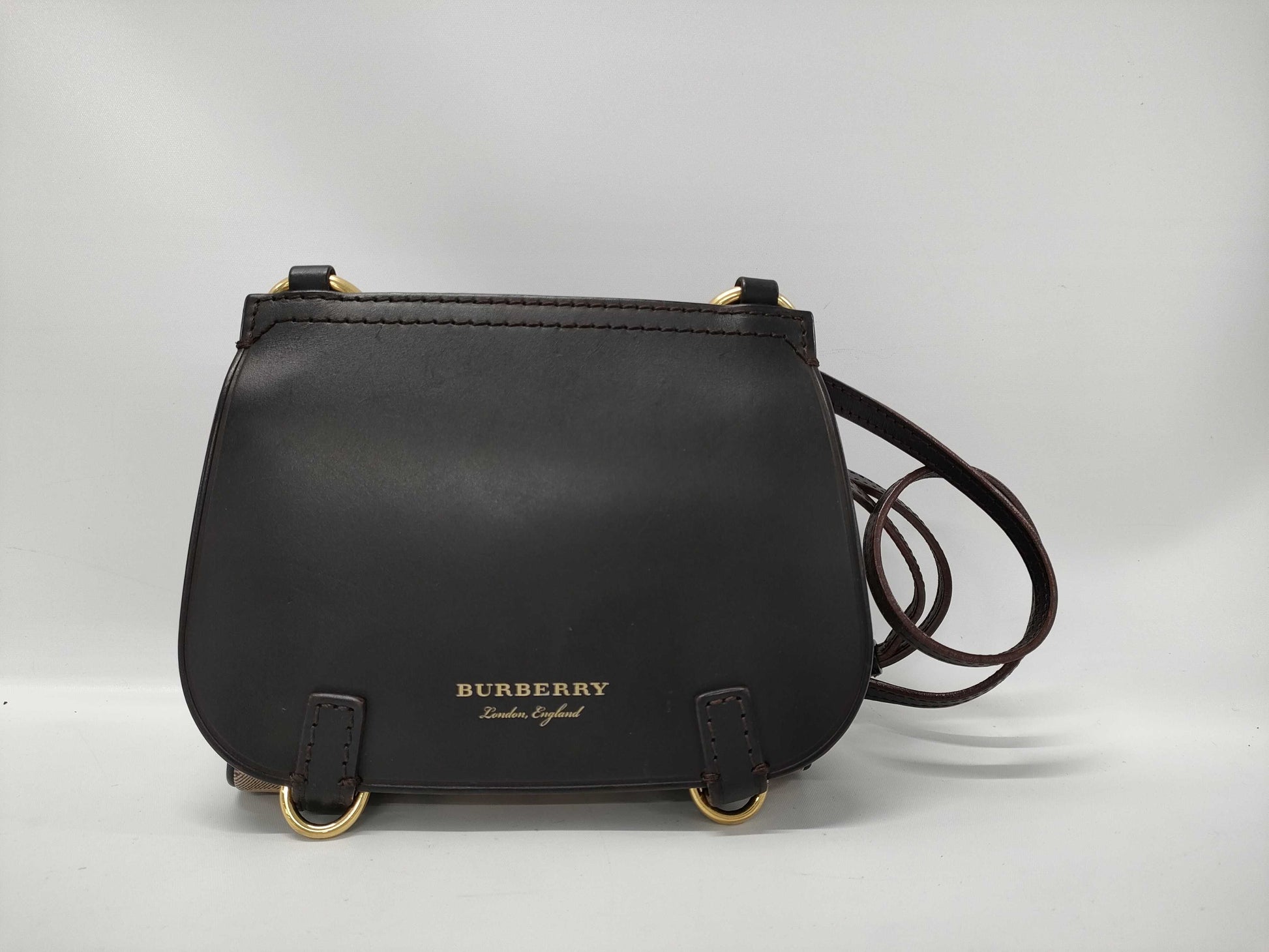 BURBERRY Nova Check Shoulder Bag