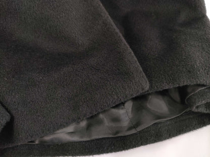 (10462_0099) HERMES Cashmere 100 Double Long Chester Coat Black 54 Coat