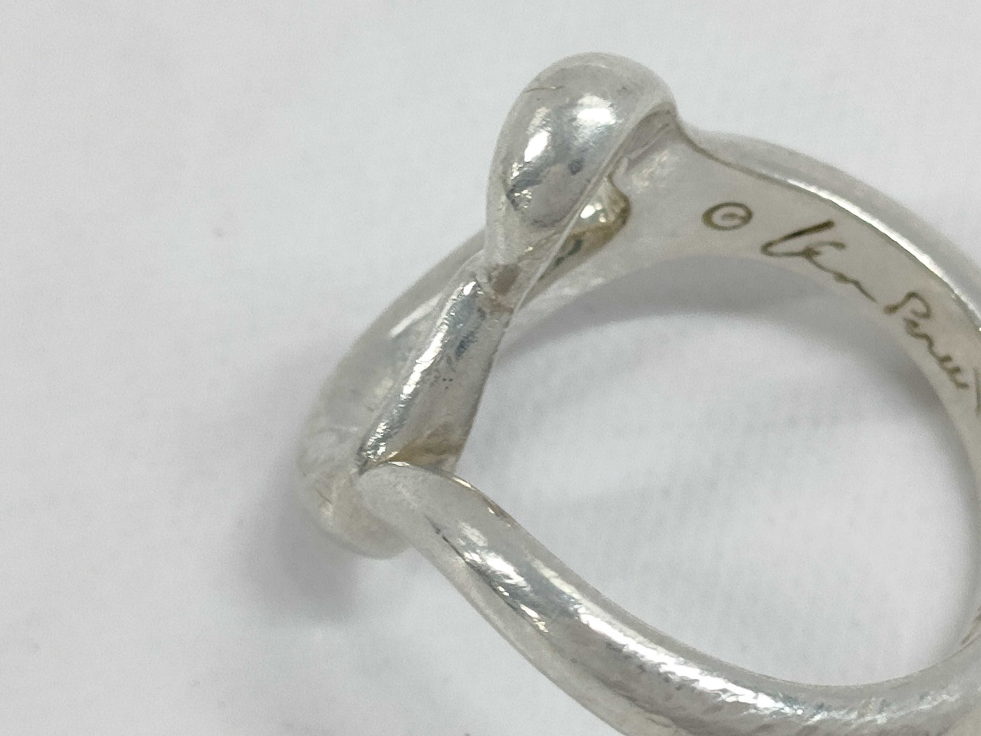 (10461_0213) Tiffany&Co. Tiffany&Co Tiffany&Co Open Heart Ring 4.8g SV925 Ring