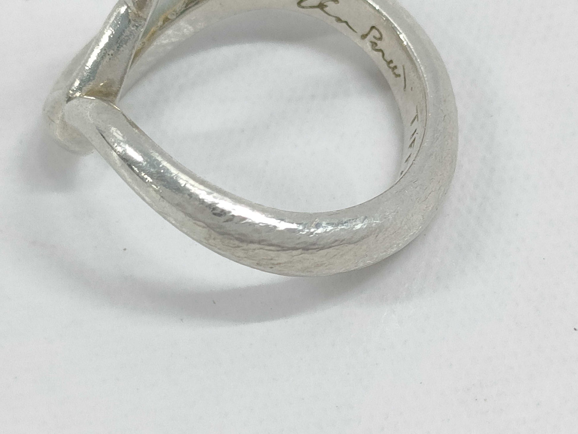 (10461_0213) Tiffany&Co. Tiffany&Co Tiffany&Co Open Heart Ring 4.8g SV925 Ring
