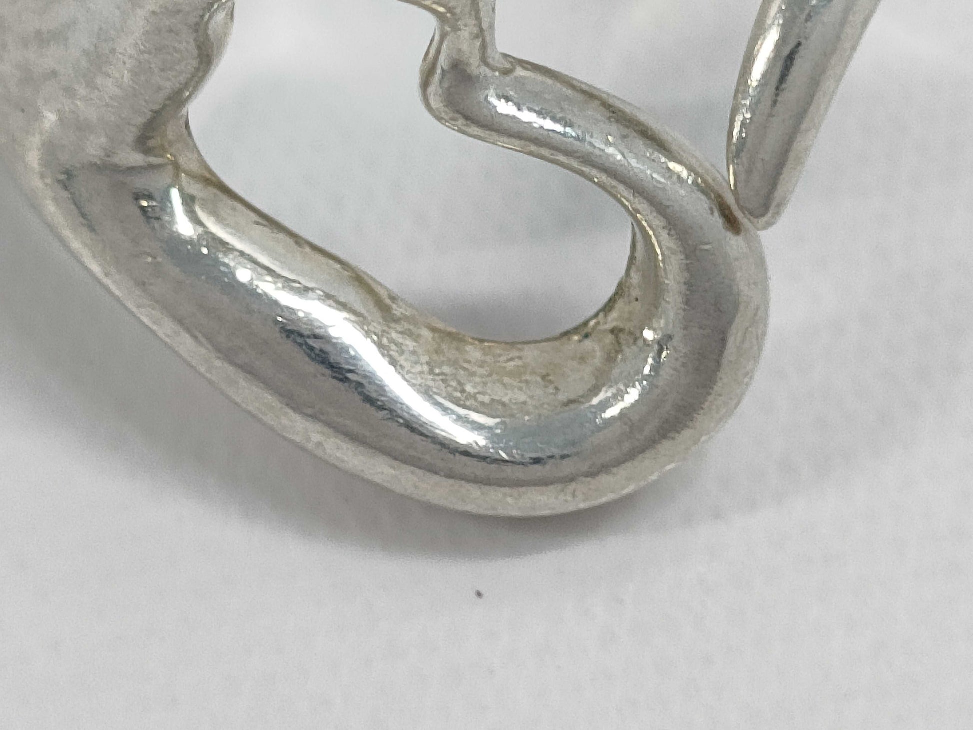 (10461_0213) Tiffany&Co. Tiffany&Co Tiffany&Co Open Heart Ring 4.8g SV925 Ring