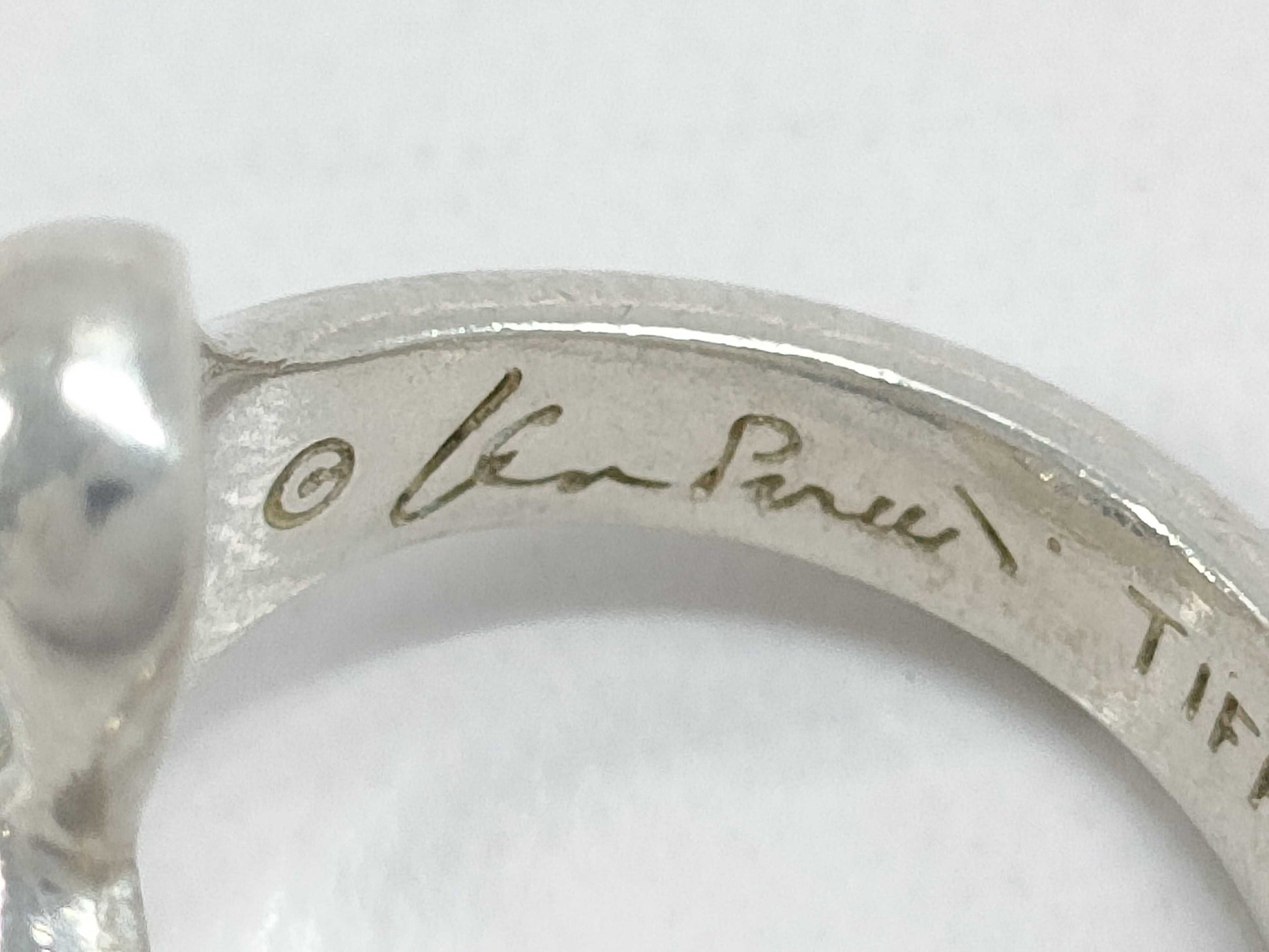 (10461_0213) Tiffany&Co. Tiffany&Co Tiffany&Co Open Heart Ring 4.8g SV925 Ring