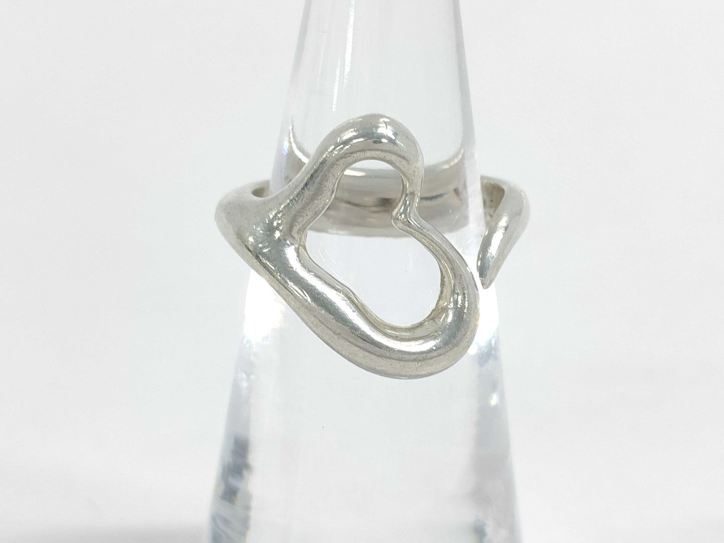 (10461_0213) Tiffany&Co. Tiffany&Co Tiffany&Co Open Heart Ring 4.8g SV925 Ring
