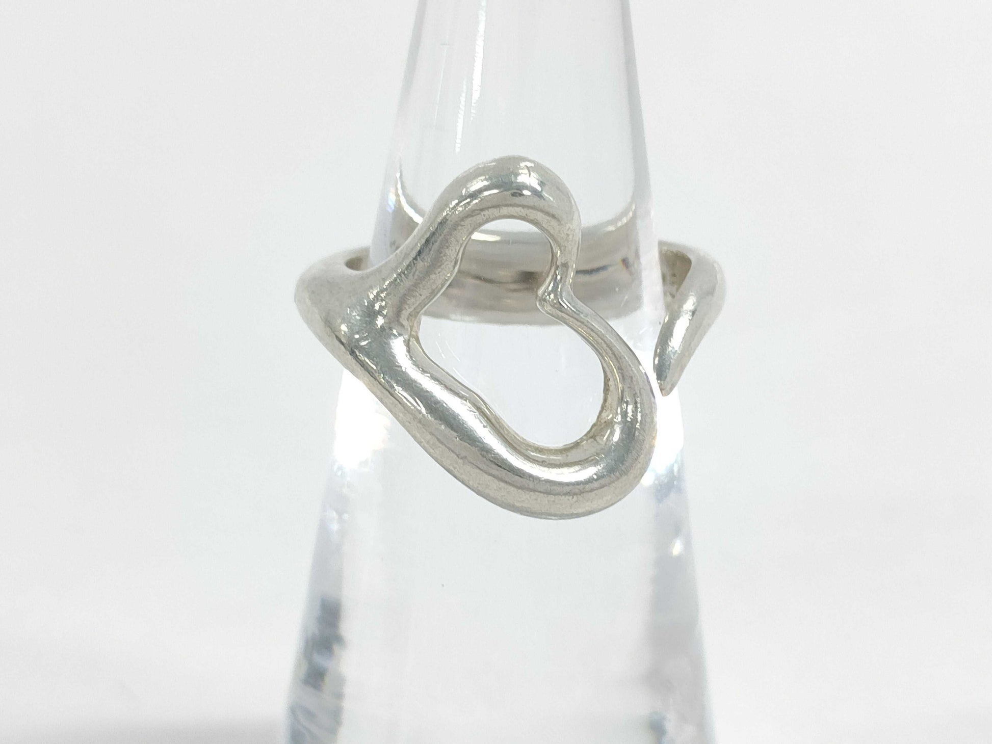 (10461_0213) Tiffany&Co. Tiffany&Co Tiffany&Co Open Heart Ring 4.8g SV925 Ring