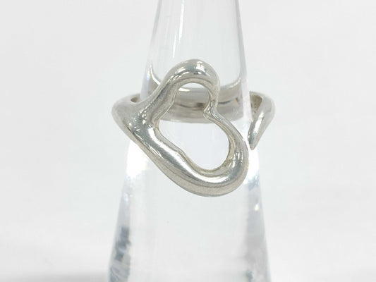 (10461_0213) Tiffany&Co. Tiffany&Co Tiffany&Co Open Heart Ring 4.8g SV925 Ring