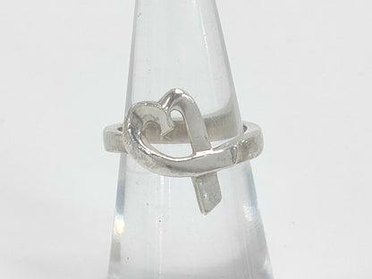 (10461_0201) Tiffany&Co. Tiffany&Co Tiffany Rubbing Heart Ring 3.4g SV925 Ring