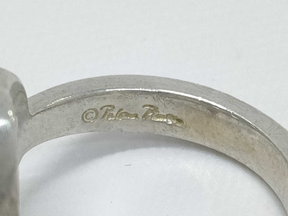 (10461_0201) Tiffany&Co. Tiffany&Co Tiffany Rubbing Heart Ring 3.4g SV925 Ring