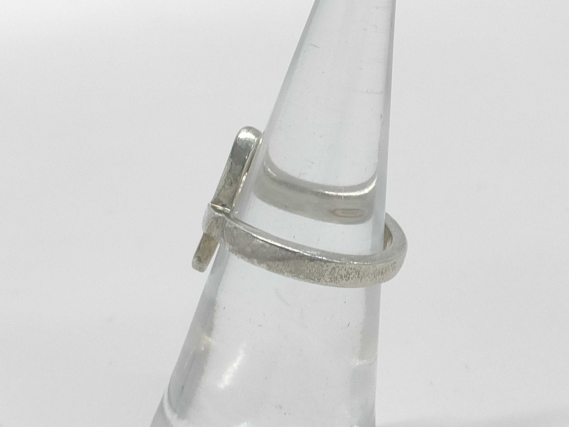 (10461_0201) Tiffany&Co. Tiffany&Co Tiffany Rubbing Heart Ring 3.4g SV925 Ring