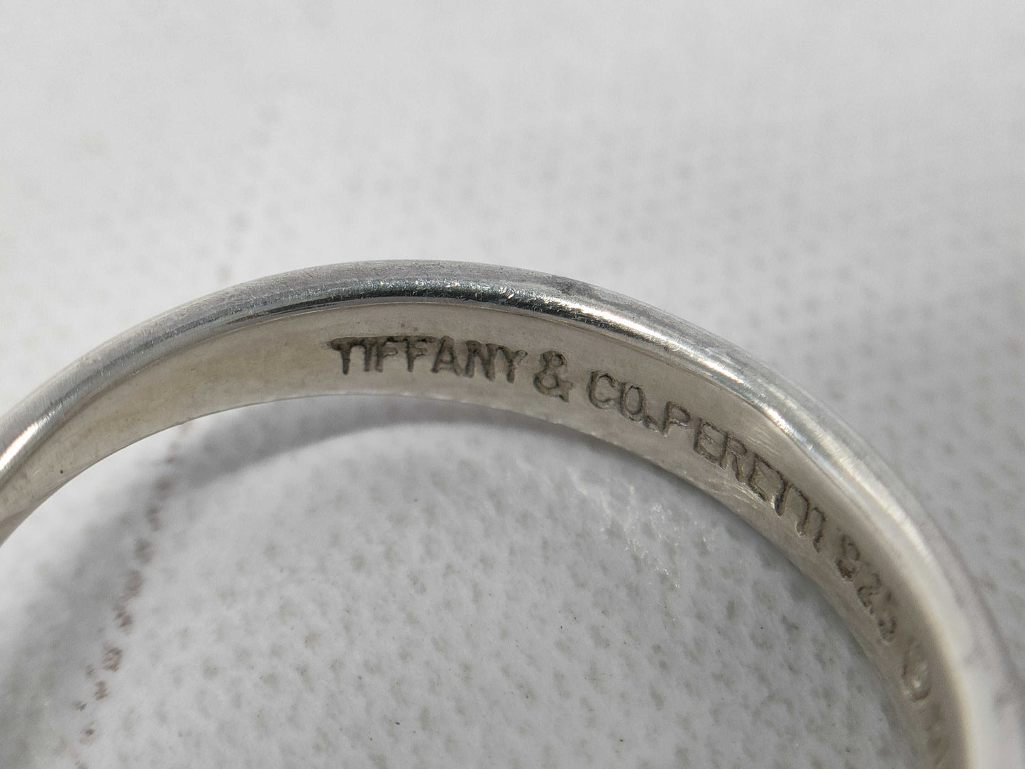 (10461_0219) Tiffany&Co. Tiffany&Co Tiffany&Co Open Heart Ring 2.6g SV925 Ring