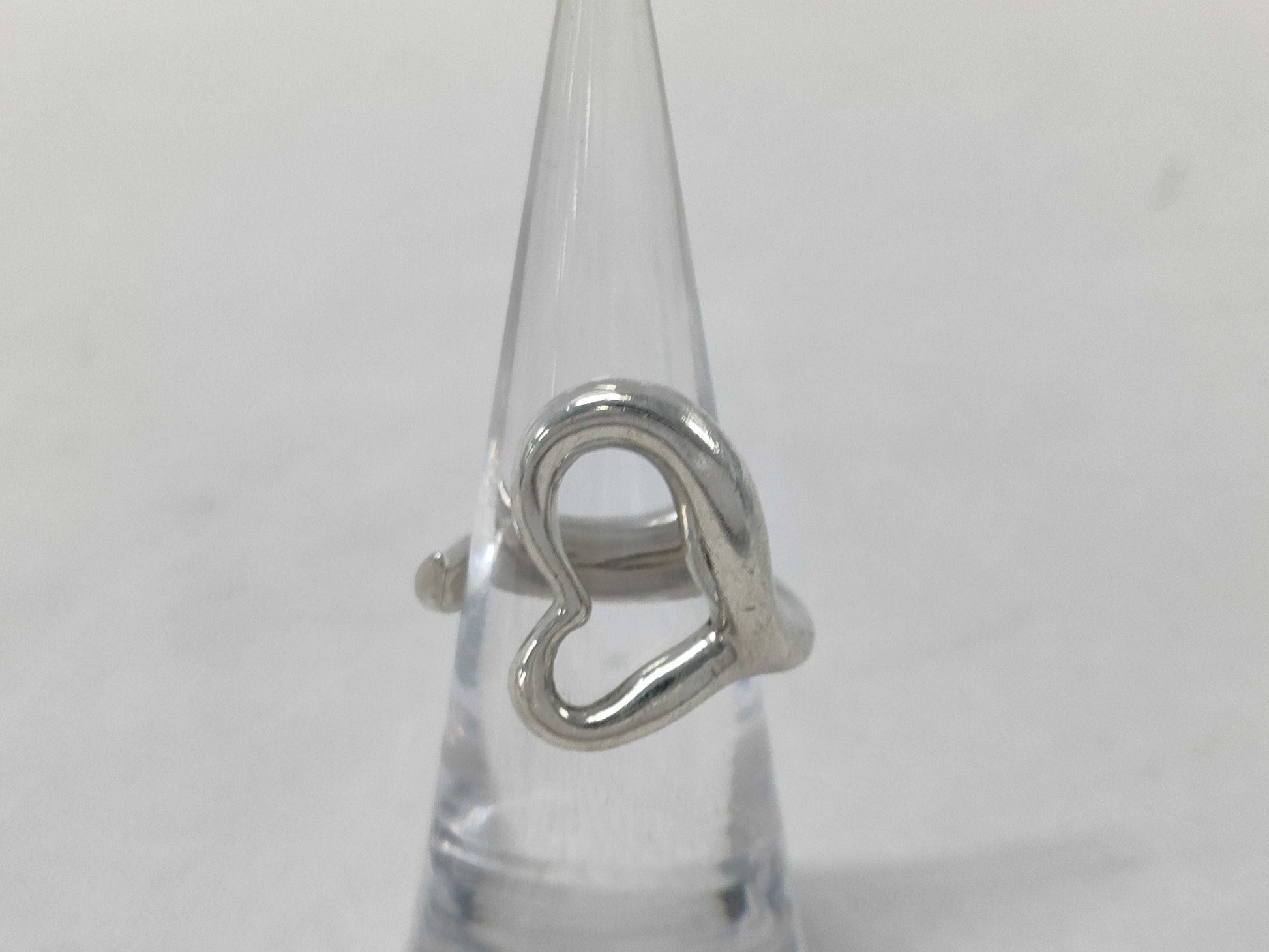 (10461_0214) Tiffany&Co. Tiffany&Co Tiffany&Co Open Heart Ring 6.5g SV925 Ring