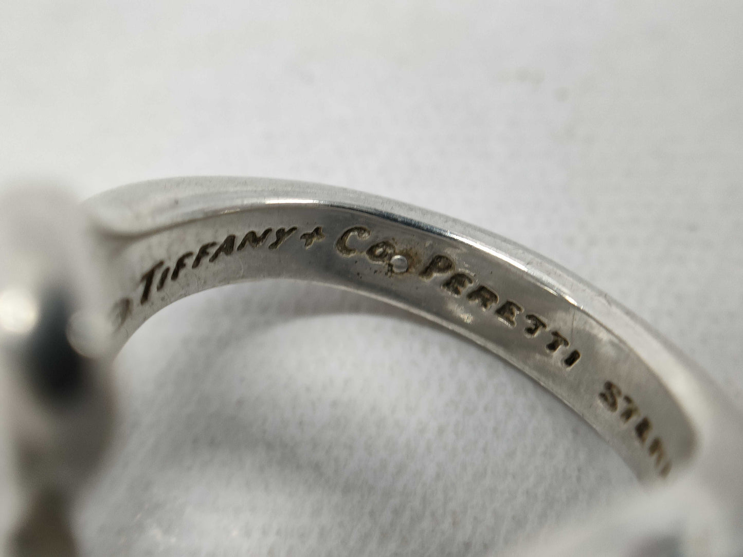 (10461_0214) Tiffany&Co. Tiffany&Co Tiffany&Co Open Heart Ring 6.5g SV925 Ring