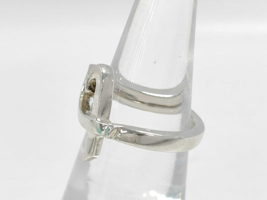 (10461_0186) Tiffany&Co. Tiffany&Co Tiffany&Co Rubbing Heart Ring 3.8g SV925 Ring