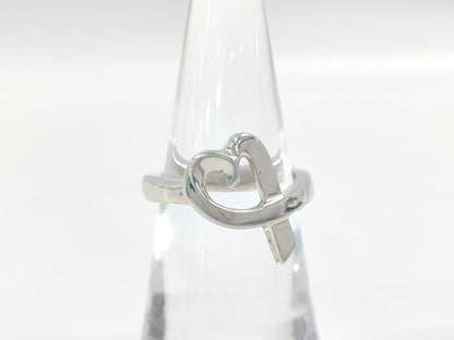 (10461_0186) Tiffany&Co. Tiffany&Co Tiffany&Co Rubbing Heart Ring 3.8g SV925 Ring