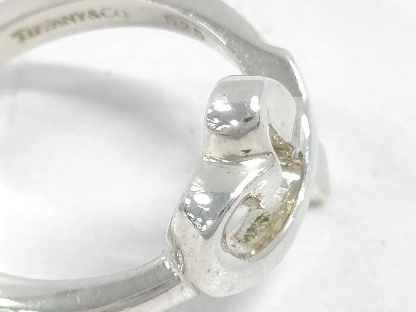 (10461_0186) Tiffany&Co. Tiffany&Co Tiffany&Co Rubbing Heart Ring 3.8g SV925 Ring