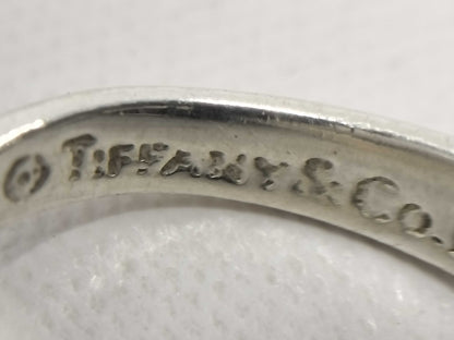 (10461_0196) Tiffany&Co. Tiffany&Co Tiffany&Co Open Heart Ring 3.5g SV925 Ring