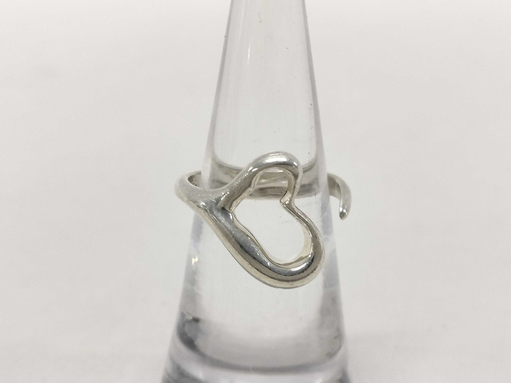 (10461_0196) Tiffany&Co. Tiffany&Co Tiffany&Co Open Heart Ring 3.5g SV925 Ring