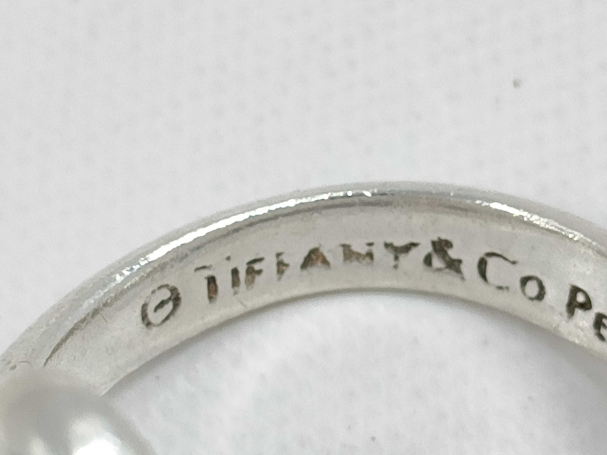 (10461_0212) Tiffany&Co. Tiffany&Co Tiffany&Co Open Heart Ring 4.0g SV925 Ring
