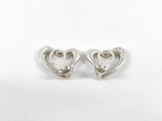 (10461_0211) Tiffany&Co. Tiffany&Co Tiffany&Co 11.5g SV925 Open Heart Earrings