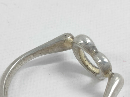 (10461_0224) Tiffany&Co. Tiffany&Co Tiffany&Co Open Heart Ring 2.3g SV925 Ring