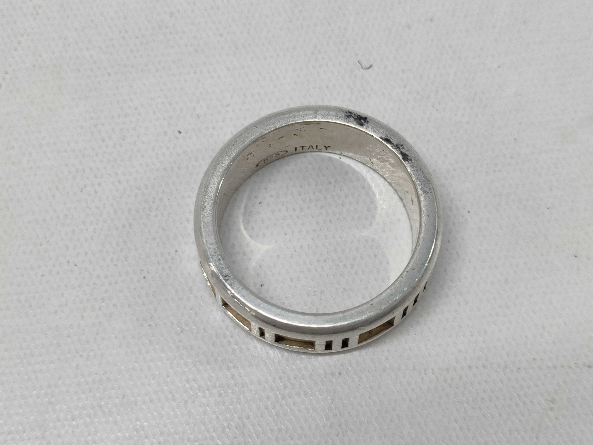 (10461_0221) Tiffany&Co. Tiffany&Co Tiffany&Co Tiffany Atlas Ring 6.8g SV925 Ring