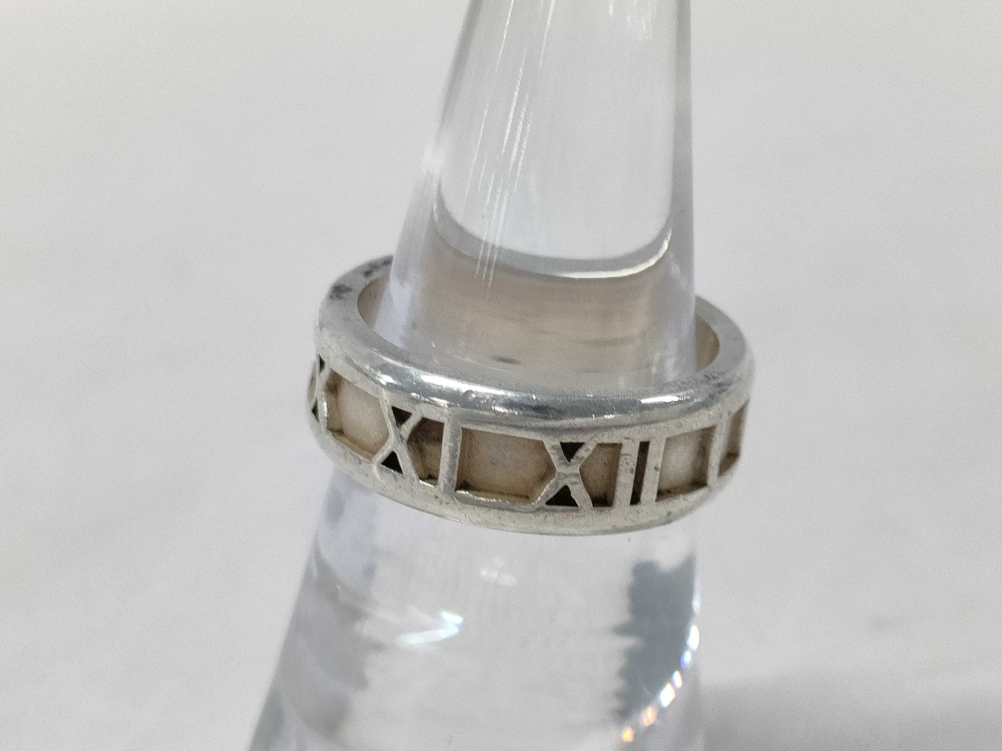 (10461_0221) Tiffany&Co. Tiffany&Co Tiffany&Co Tiffany Atlas Ring 6.8g SV925 Ring