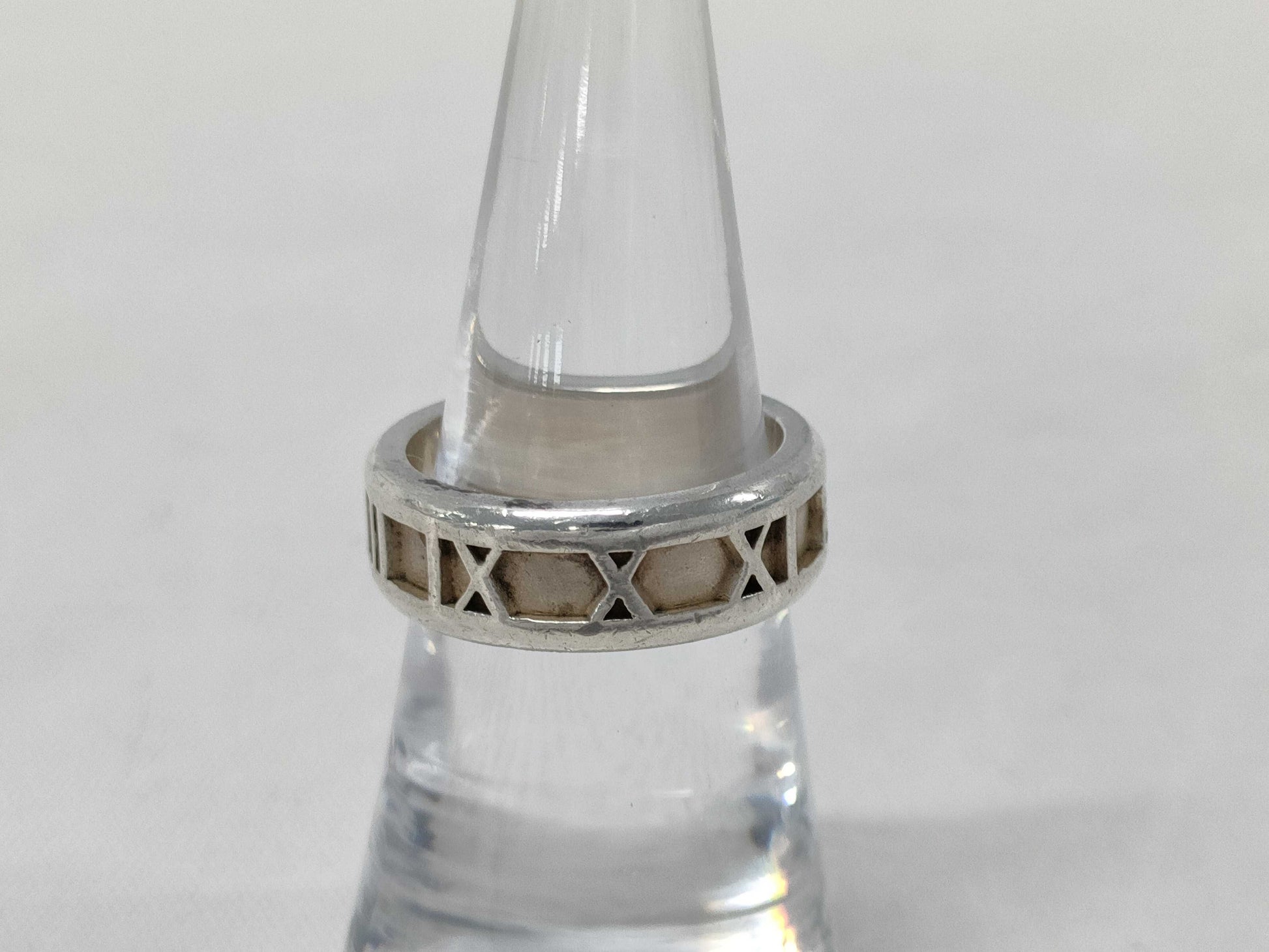 (10461_0221) Tiffany&Co. Tiffany&Co Tiffany&Co Tiffany Atlas Ring 6.8g SV925 Ring