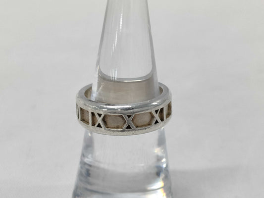 (10461_0221) Tiffany&Co. Tiffany&Co Tiffany&Co Tiffany Atlas Ring 6.8g SV925 Ring