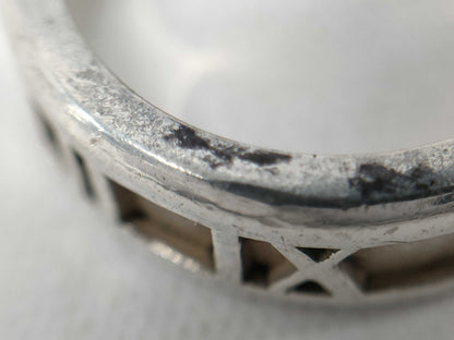 (10461_0221) Tiffany&Co. Tiffany&Co Tiffany&Co Tiffany Atlas Ring 6.8g SV925 Ring